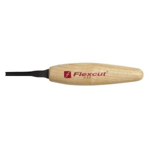 Micro dalta adanca cu varf in V la 90° pentru sculptura in lemn, Flexcut - Img 4