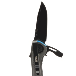 Multitool SOG Flash MT Urban Gray & Cyan, 7 functii, lama CRYO D2, deschidere asistata - Img 2