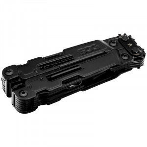 Multitool SOG PowerAccess Deluxe Black, 21 functii, Compound Leverage, kit 12 biti si husa nylon - Img 7