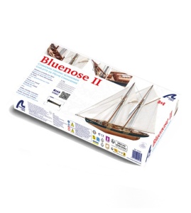 Navomodel Pescuit si regate Schooner Bluenose II, scara 1:75 Kit de model de nava din lemn - Artesania Latina - Img 6