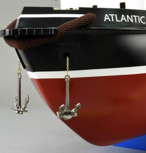 Navomodel Tugboat Atlantic, scara 1:50 Kit model de nava din lemn si ABS navigabil (compatibil R/C) - Artesania Latina - Img 6