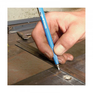 Pachet 6 mine grafitate reumplere creion mecanic marcaje sudura SILVER-STREAK ROUND, Markal - Img 3