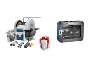 Pachet masina de ascutit, Tormek T-8 si kit HTK-906 - Img 1