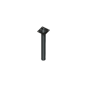 Picior mobila rotund Dolle Ø30x100 mm, culoare neagra