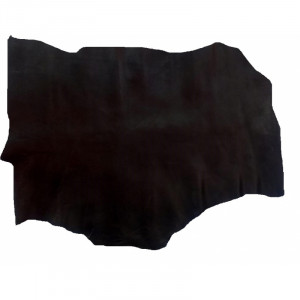 Piele Stretch Negru pentru Proiecte Mici - Piele Naturala Elastica (cod STR 3) - Img 2