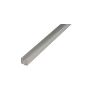 Profil aluminiu forma "U",˜ 10-22 ,1000 mm - Img 1