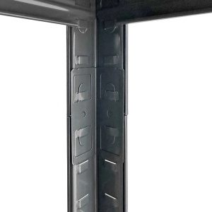 Raft metalic depozitare, 180 x 90 x 40 cm, gri antracit, 5 polite, 175 kg/polita - Img 6