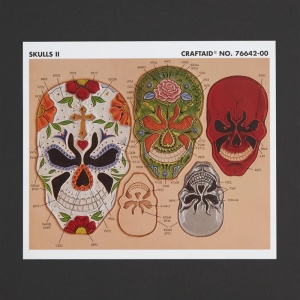 Sablon pielarie Skulls 2 - Tandy Leather SUA