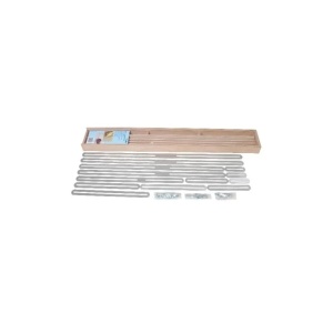 Sablon unghiular aluminiu pentru trepte Hedue cu 13 sine - Img 3
