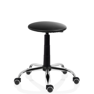 Scaun profesional Labor baza CR, taburet rotativ tapitat - Img 8
