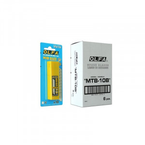 Set 10 lame segmentate de 12.5 mm OLFA MTB-10B – Pentru Cuttere Medii - Img 2