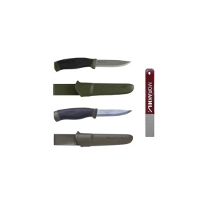 Set 2 cutite bushcraft Companion, Heavy Duty (C) si diamant, Morakniv - Img 1