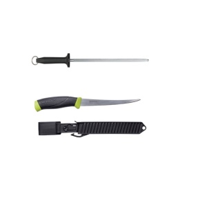Set cutit de filetat peste si masat profesional, Morakniv
