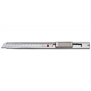 Set Cutter / cutit utilitar INOX mic - NT Cutter - 9mm + 10 lame schimb + placa CM A3+ rigla 30cm - Img 8