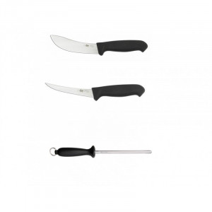 Set profesional cutite macelarie Morakniv Frosts Suedia pentru jupuire si dezosare - Img 2