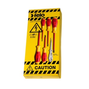 Set surubelnite izolate VDE, Felo No.9, 6 piese - Img 2