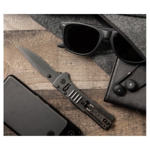 SJ32-CP Briceag SlimJim Clip Point Negru, SOG - Img 22
