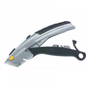 Stanley 0-10-788, Cutter cu lama retractabila, InterLock, 180mm + 3 lame trapezoidale 19mm - Img 3