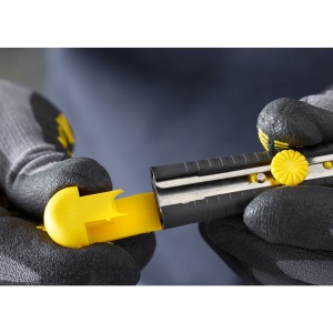 Stanley 1-10-409, Cutter DynaGrip, sistem de blocare a lamei cu rotita, 135mm + o lama segmentata 9mm - Img 2