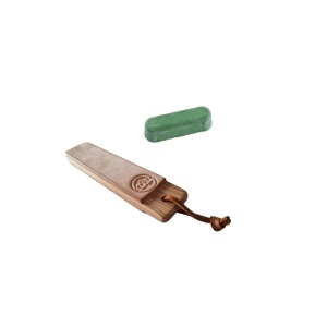 Strop cu doua fete din piele PREMIUM marca ZEPHYR cu pasta de ascutire Chrox/Dialux Verde