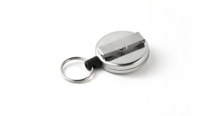 Suport de chei retractabil cu bucla de centura si cablu kevlar de 120 cm, Key-Bak - Img 2