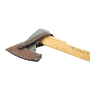 Topor Canoe Axe cu teaca din piele Adler Tools - Img 4