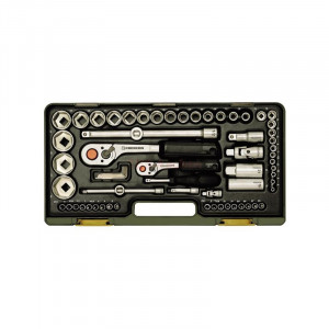Trusa completa, versiune in Inch, cu chei tubulare de 1/4" si 1/2", Proxxon 23294, 65 piese - Img 2