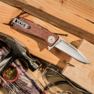 TWI24-CP Briceag Twitch XL Drop Point, Satin, Maner lemn, SOG - Img 13