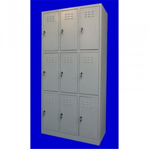 Vestiar metalic cusetat 3x3 cusete "MINI",889x450x1500 mm - Img 2