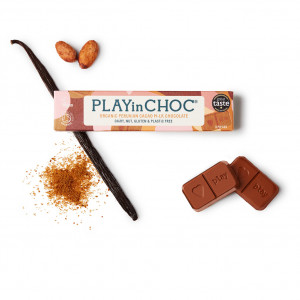 JustChoc Box Cacao organic peruvian M•lk Chocolates 30g