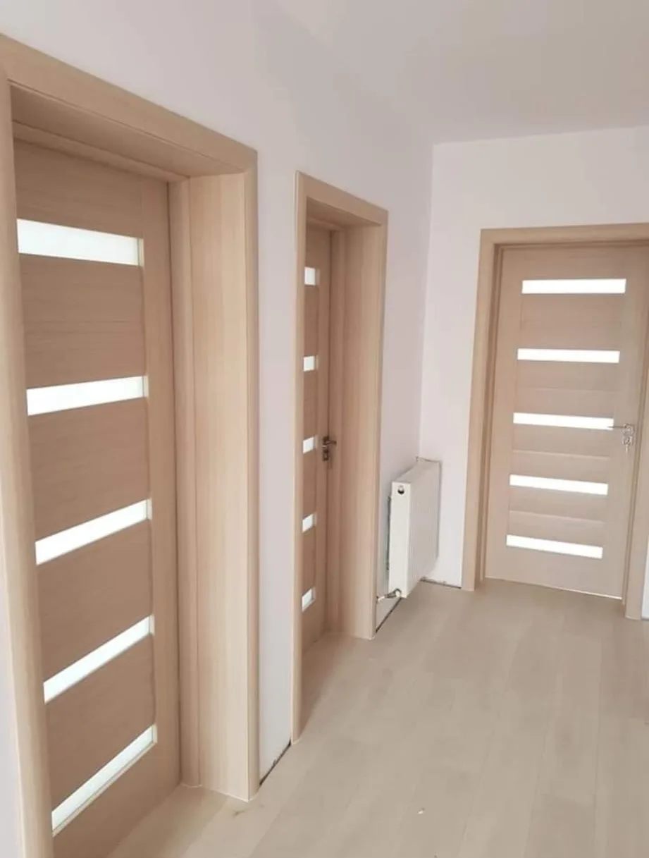 Интериорна врата Novo Doors ND02 LUX PREMIUM Крем, монтирана при клиент