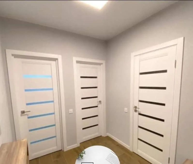Интериорна врата Novo Doors ND11 LUX PREMIUM Матово бял, монтирана при клиент