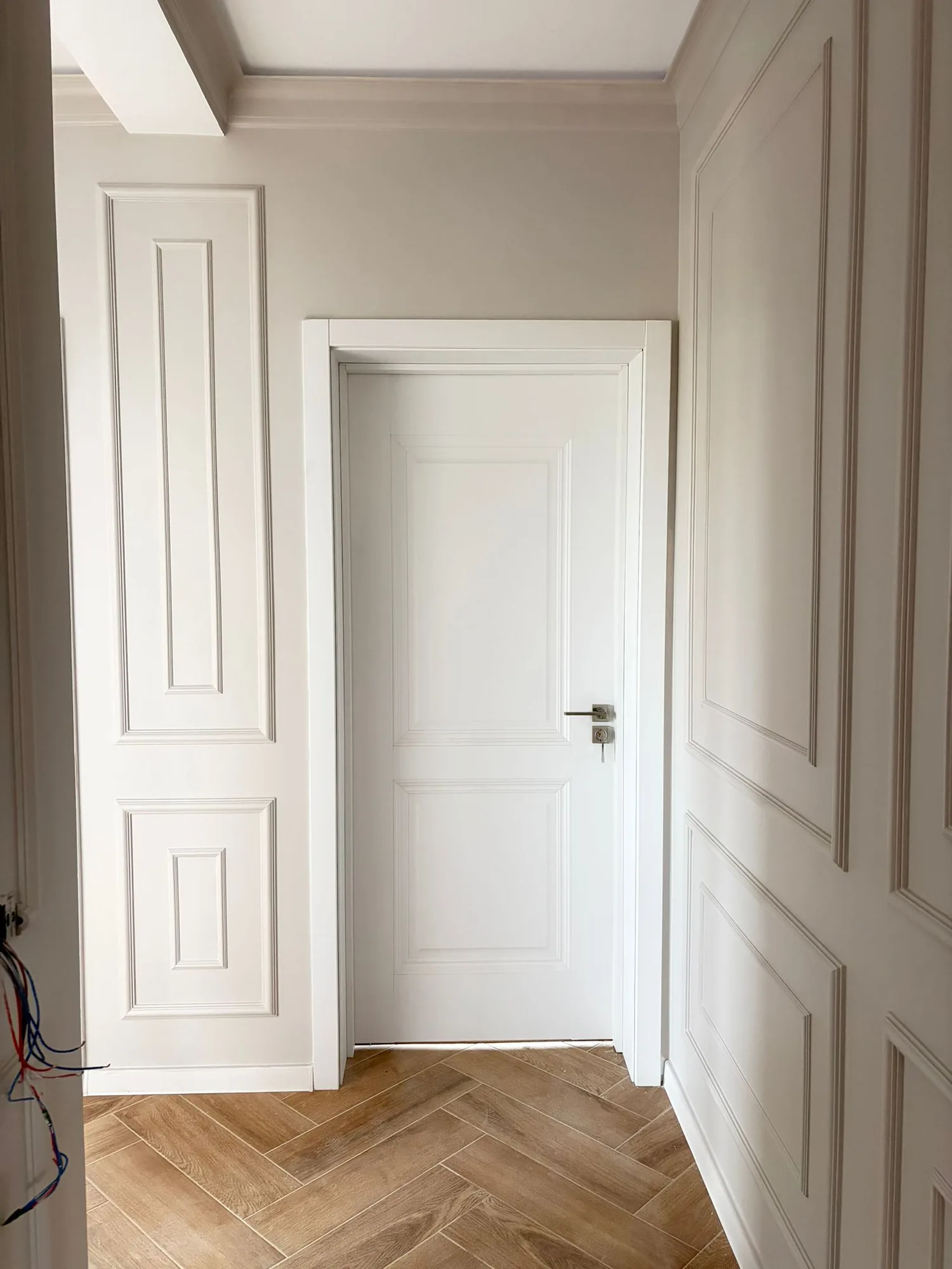 Usi de interior Novo Doors ND12 Lux Premium Alb Mat montate in locuinta clientului