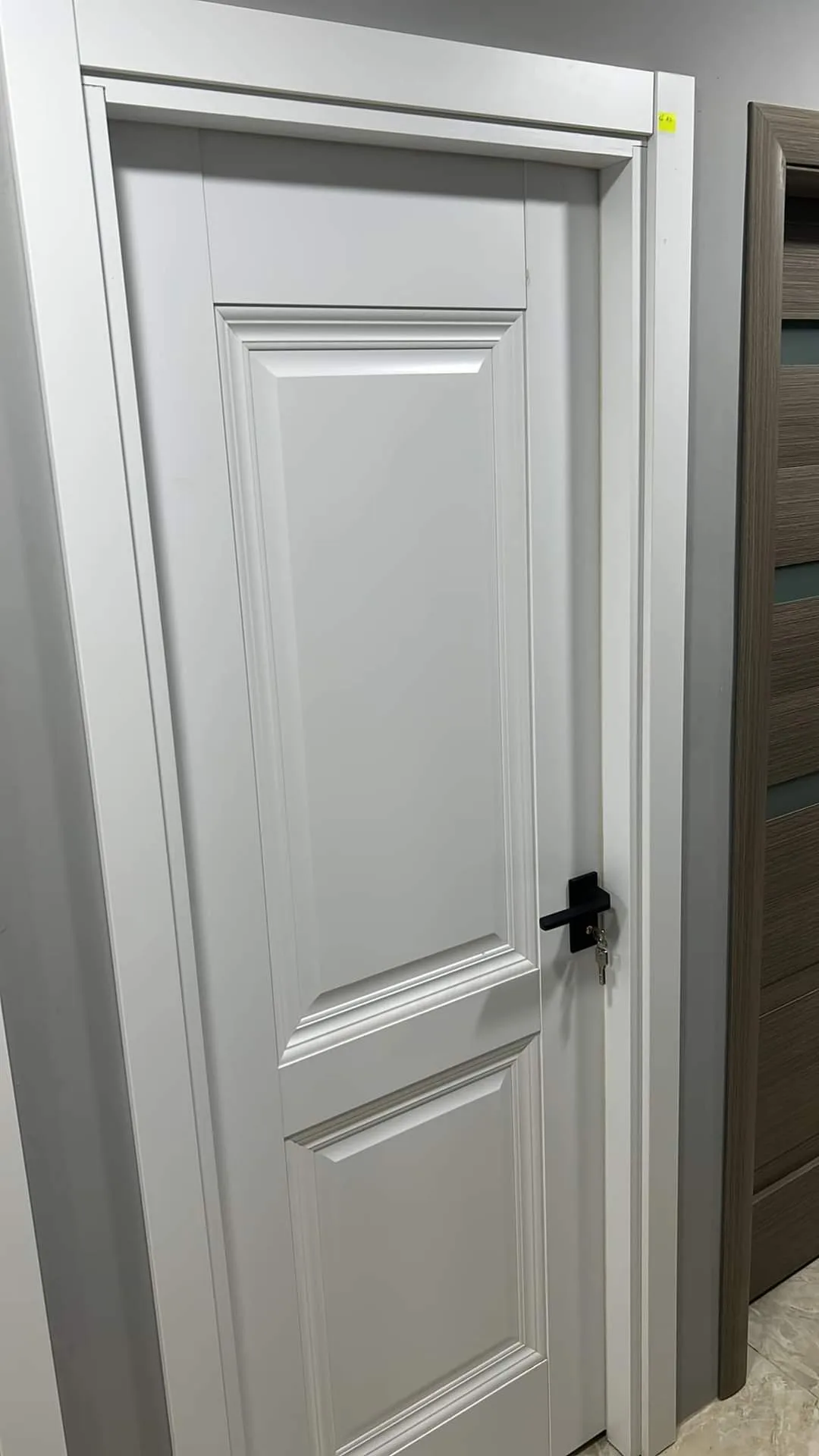 Интериорна врата Novo Doors ND12 LUX PREMIUM Матово бял, монтирана при клиент
