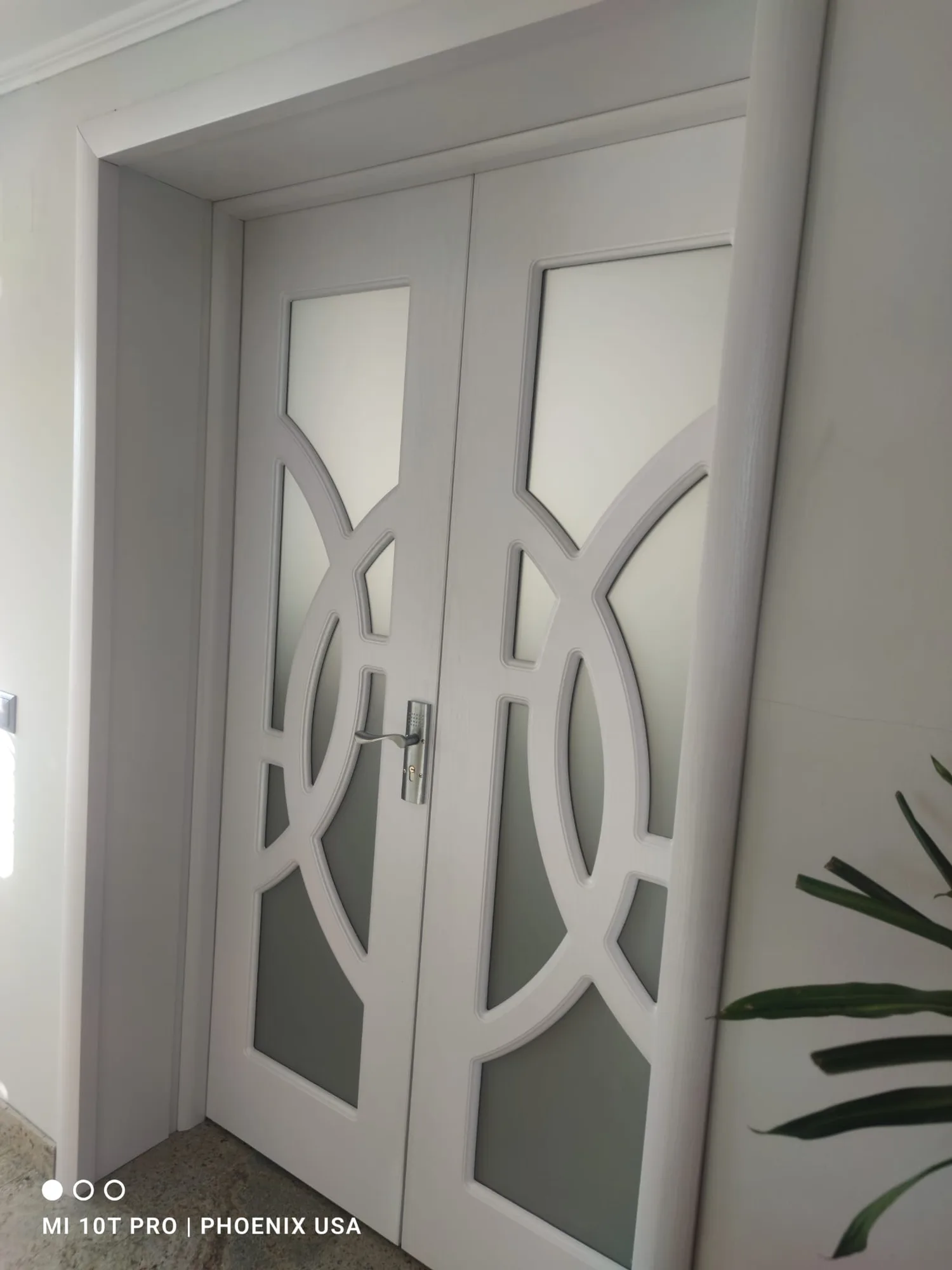 Двойна интериорна врата Novo Doors ND220 STANDARD Бял, монтирана при клиент