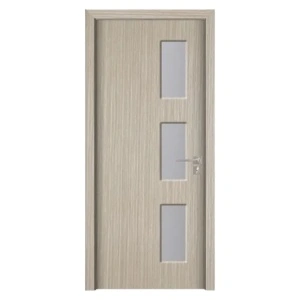Usa de interior din MDF cu cadru din lemn masiv Novo Doors ND316 de culoare Gri