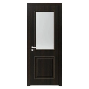 Usa de interior din MDF cu cadru din lemn masiv Novo Doors ND10 de culoare Gri