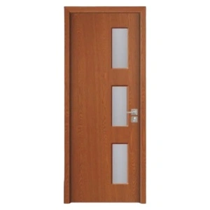 Usa de interior din MDF cu cadru din lemn masiv Novo Doors ND316 de culoare Gri