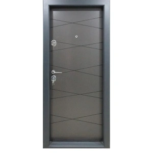 Usa metalica de apartament cu izolatie si vizor Novo Doors First Class NDS310, Deschidere Stanga Dreapta, Dimensiune 200X88 cm, Tabla 1.2 mm, Kit complet, Gri antracit