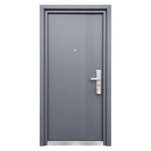Usa metalica de exterior pentru casa si apartament Novo Doors ND7006 de culoare Gri Antracit cu deschidere pe Stanga