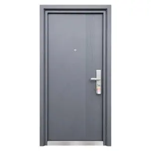 Usa metalica de exterior pentru casa si apartament Novo Doors ND7006 de culoare Gri Antracit cu deschidere pe Stanga