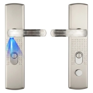 Set manere pentru usi metalice Novo Doors cu lumina pentru cheie