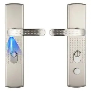 Set manere pentru usi metalice Novo Doors cu lumina pentru cheie