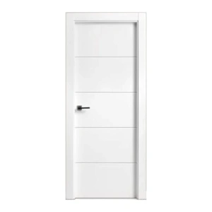 Usa Interior din MDF Novo Doors ND15 LUX PREMIUM, Cadru din Lemn Masiv, KIT COMPLET, Toc Reglabil de 10 CM INCLUS, Plinta pe Ambele Parti