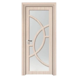 Usa de interior din MDF cu cadru din lemn masiv Novo Doors ND309 de culoare Gri