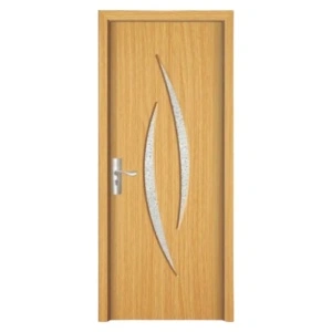 Usa de interior din MDF cu cadru din lemn masiv Novo Doors ND100 de culoare Gri