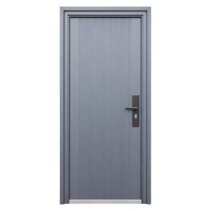 Usa metalica de exterior pentru casa si apartament Novo Doors ND6003 de culoare Gri Antracit cu deschidere pe Stanga