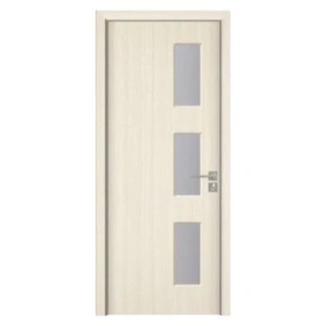 Usa de interior din MDF cu cadru din lemn masiv Novo Doors ND316 de culoare Gri