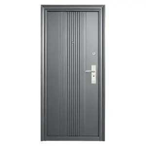 Usa metalica de exterior Novo Doors ND45, de culoare Gri Antracit, cu deschidere pe Stanga