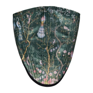 Corset Peacock Chinoiserie Emerald